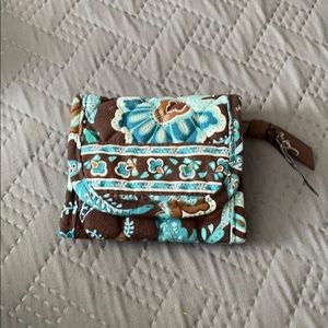 Vera Bradley Java Blue Small Wallet